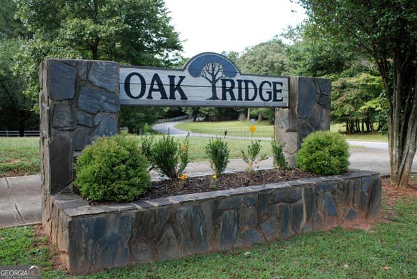 0 OAK RIDGE DRIVE, MAYSVILLE, GA 30558 - Image 1