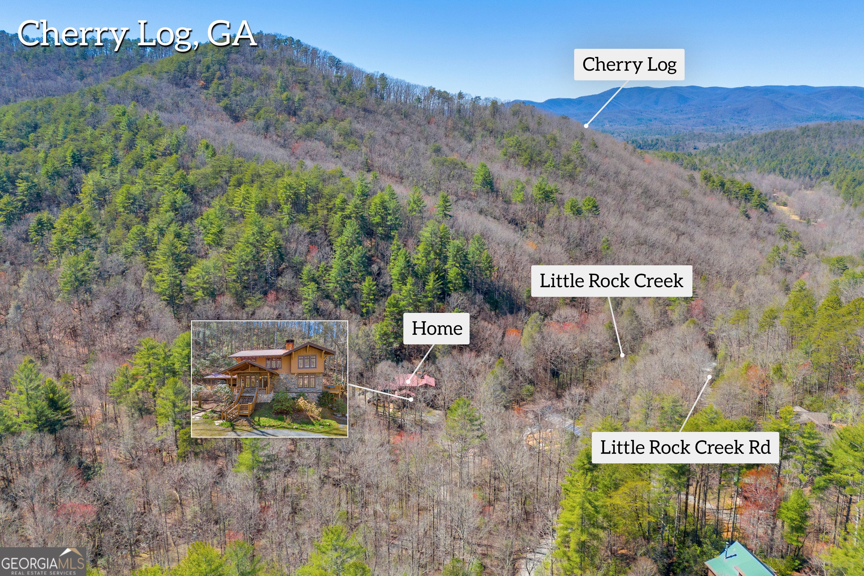 Cherry Log, Georgia, 30522, United States, 4 Bedrooms Bedrooms, ,5 BathroomsBathrooms,Residential,Active,2044142