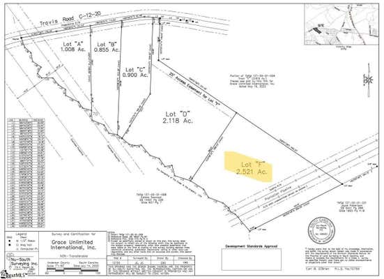 0 TRAVIS ROAD # LOT F, ANDERSON, SC 29626, photo 2 of 3