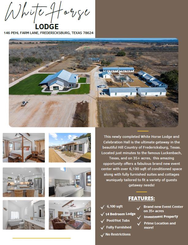 Fredericksburg, Texas, 78624, United States, 3 Bedrooms Bedrooms, ,3 BathroomsBathrooms,Residential,Active,1733951