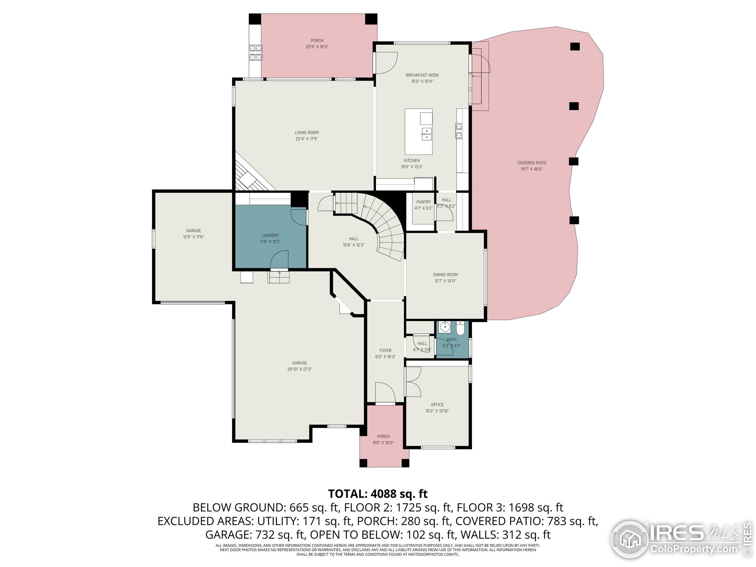 Arvada, Colorado, 80403, United States, 4 Bedrooms Bedrooms, ,5 BathroomsBathrooms,Residential,Active,1952032