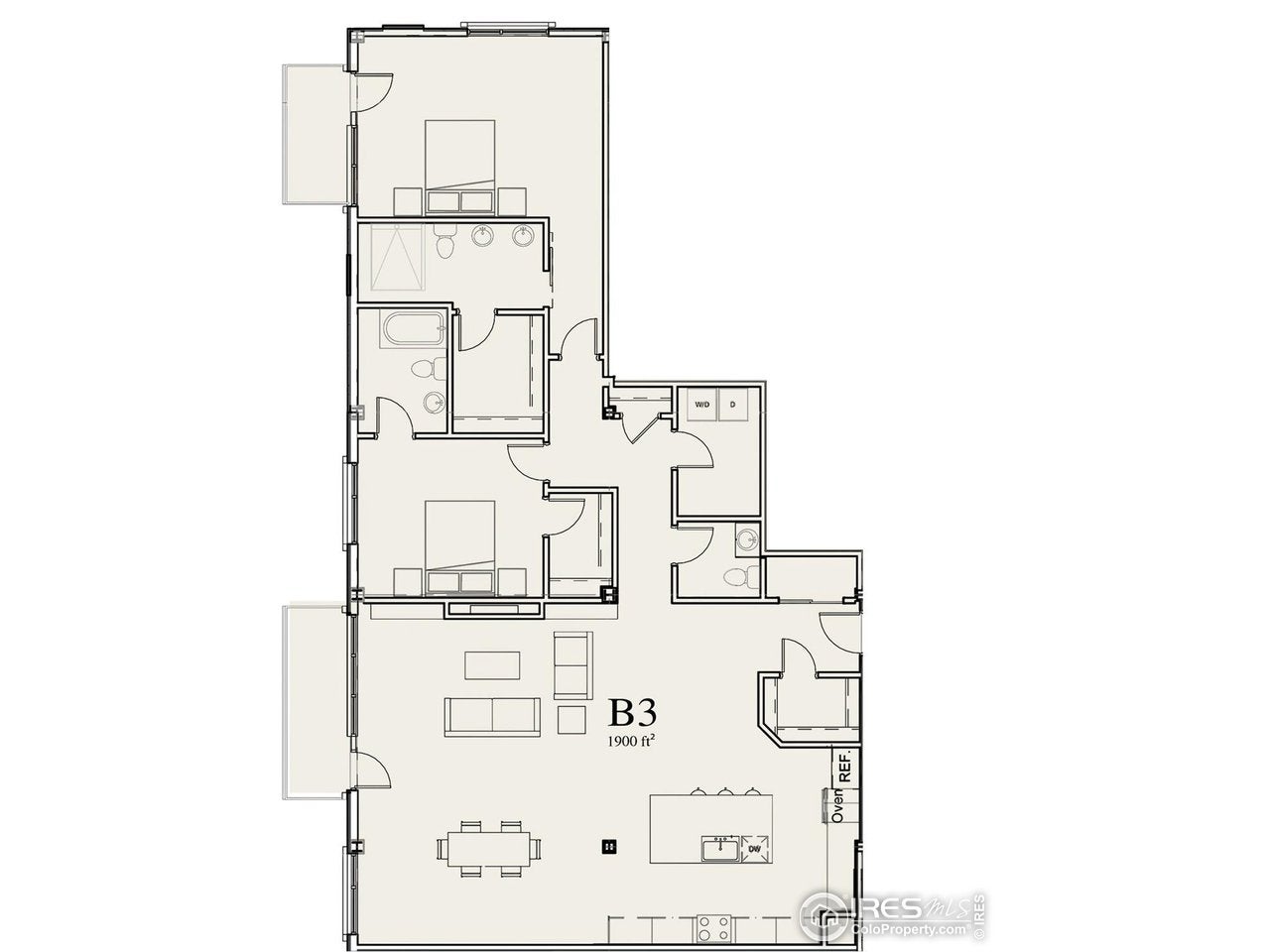 Loveland, Colorado, 80537, United States, 2 Bedrooms Bedrooms, ,3 BathroomsBathrooms,Residential,Active,1726950