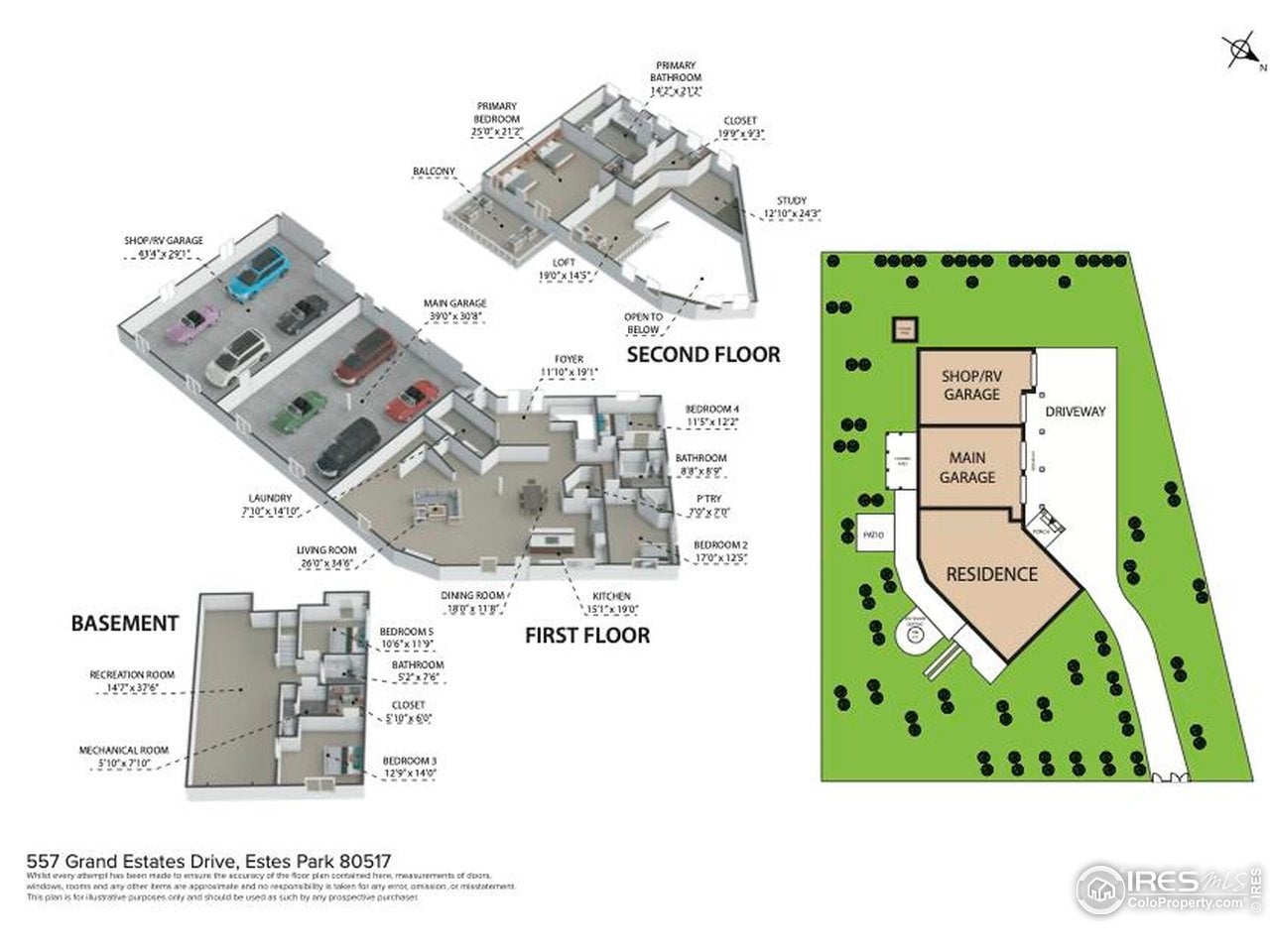 Estes Park, Colorado, 80517, United States, 5 Bedrooms Bedrooms, ,4 BathroomsBathrooms,Residential,Contingent,1824567