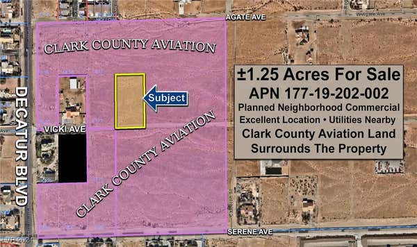 ±1.25 ACRES VICKI AVE AVENUE, LAS VEGAS, NV 89124 - Image 1