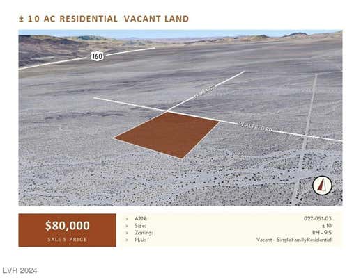 1191 W ALFRED RD, AMARGOSA VALLEY, NV 89020 - Image 1