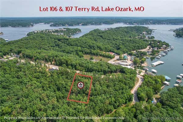 LOT 106 &107 TERRY ROAD, LAKE OZARK, MO 65049 - Image 1