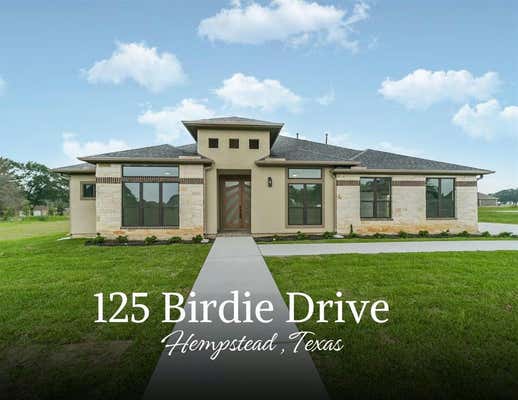 125 BIRDIE DR, HEMPSTEAD, TX 77445 - Image 1