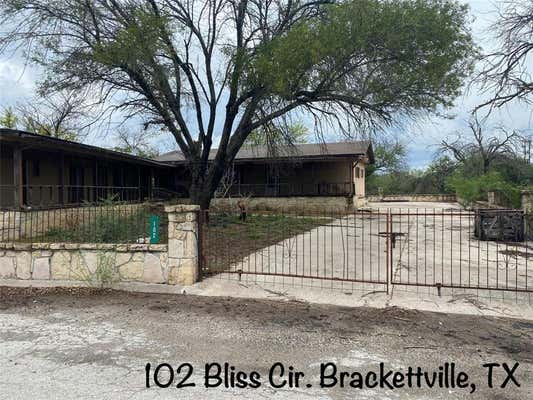 102 BLISS CIR, BRACKETTVILLE, TX 78832 - Image 1