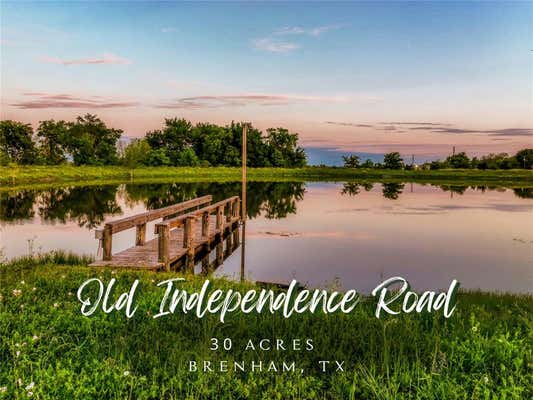 TBD OLD INDEPENDENCE ROAD, BRENHAM, TX 77833 - Image 1