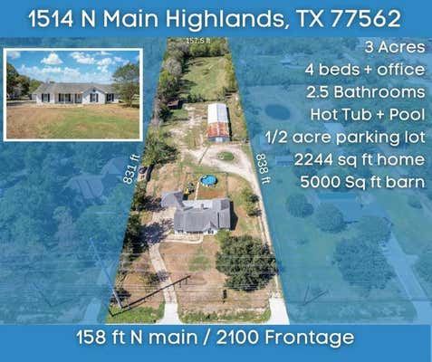 1514 N MAIN ST, HIGHLANDS, TX 77562 - Image 1