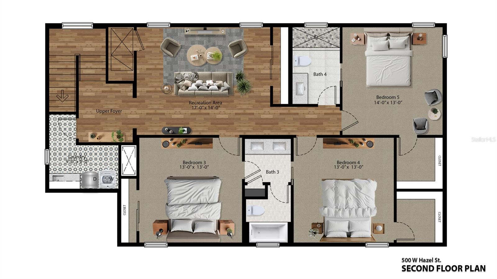 Orlando, Florida, 32804, United States, 5 Bedrooms Bedrooms, ,4 BathroomsBathrooms,Residential,Active,1702896