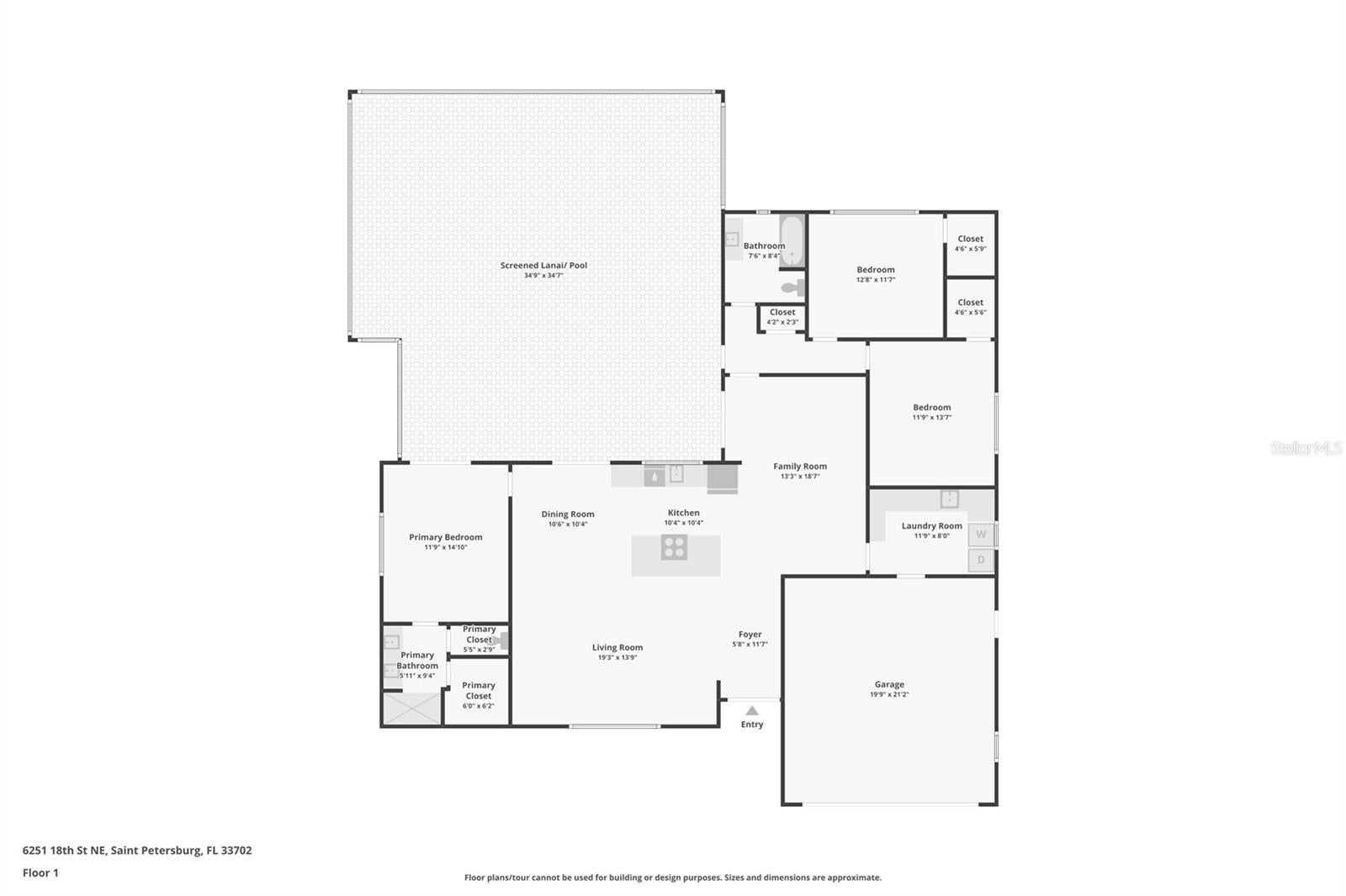 St Petersburg, Florida, 33702, United States, 3 Bedrooms Bedrooms, ,2 BathroomsBathrooms,Residential,Active,2001074