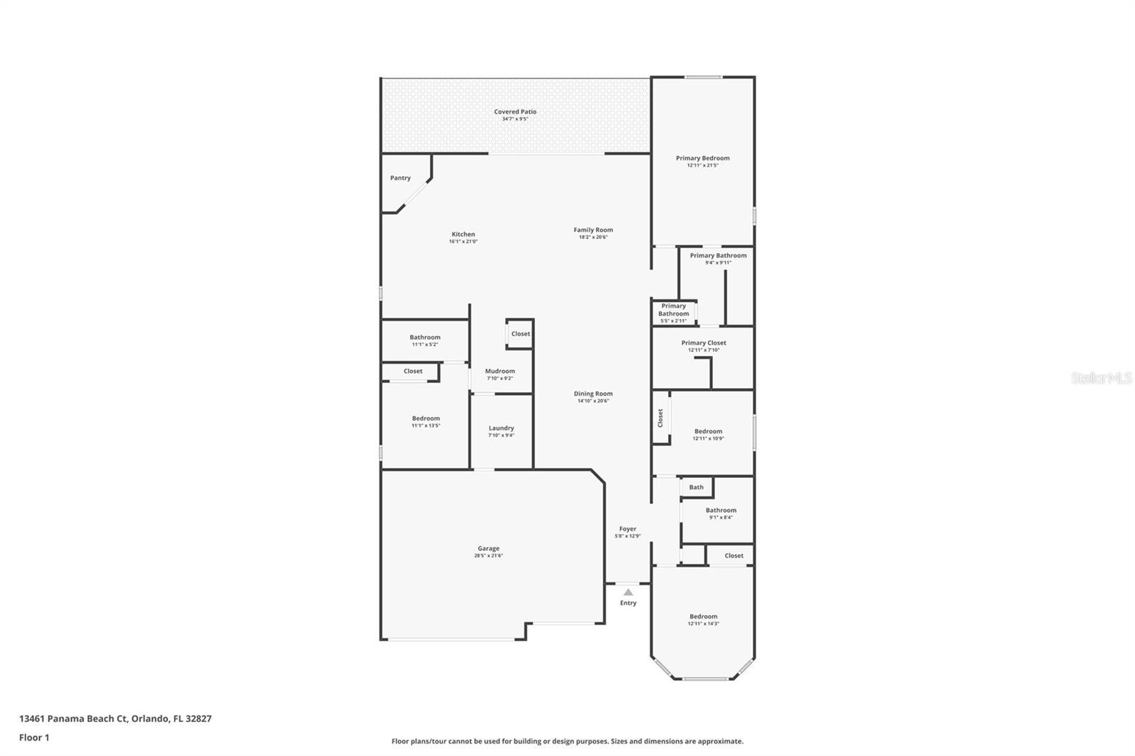 Orlando, Florida, 32827, United States, 4 Bedrooms Bedrooms, ,3 BathroomsBathrooms,Residential,Active,1849519