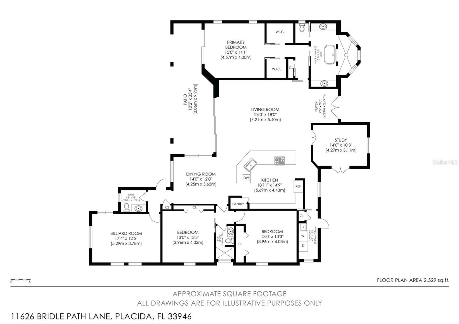 Placida, Florida, 33946, United States, 3 Bedrooms Bedrooms, ,3 BathroomsBathrooms,Residential,Active,1989778
