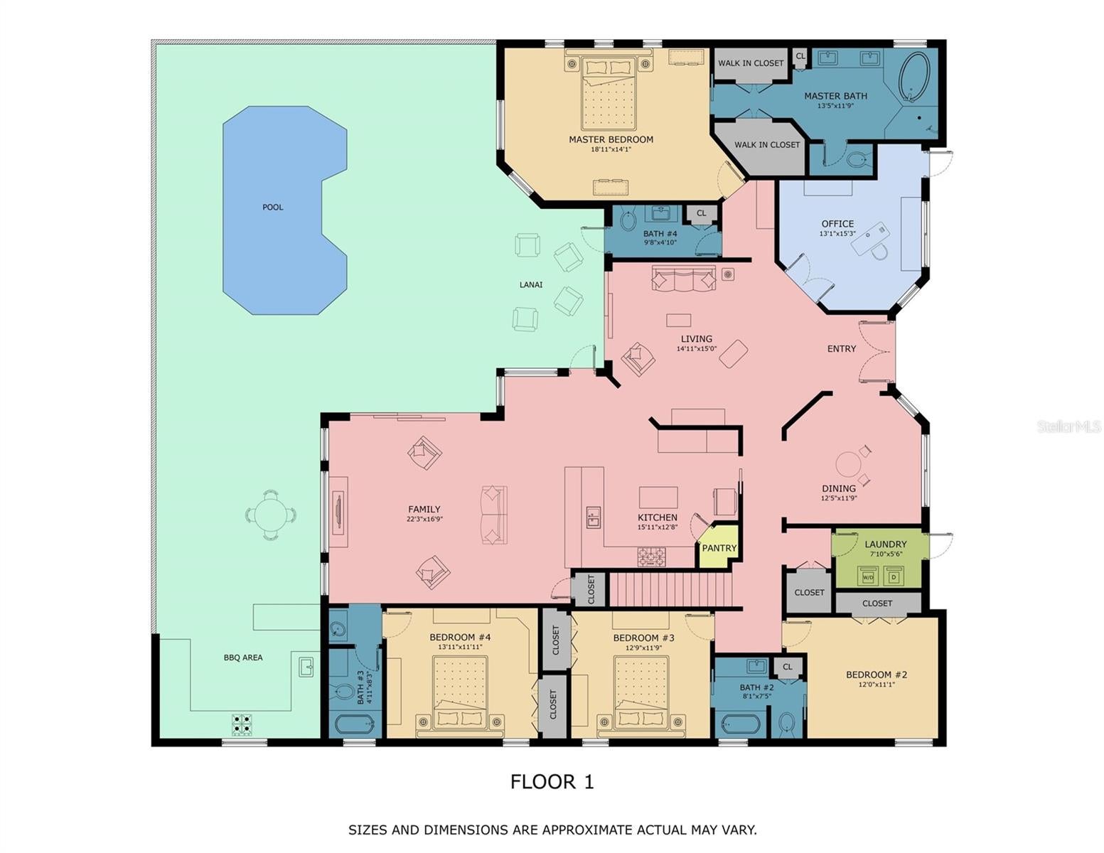 Bradenton, Florida, 34202, United States, 4 Bedrooms Bedrooms, ,4 BathroomsBathrooms,Residential,Active,1801045