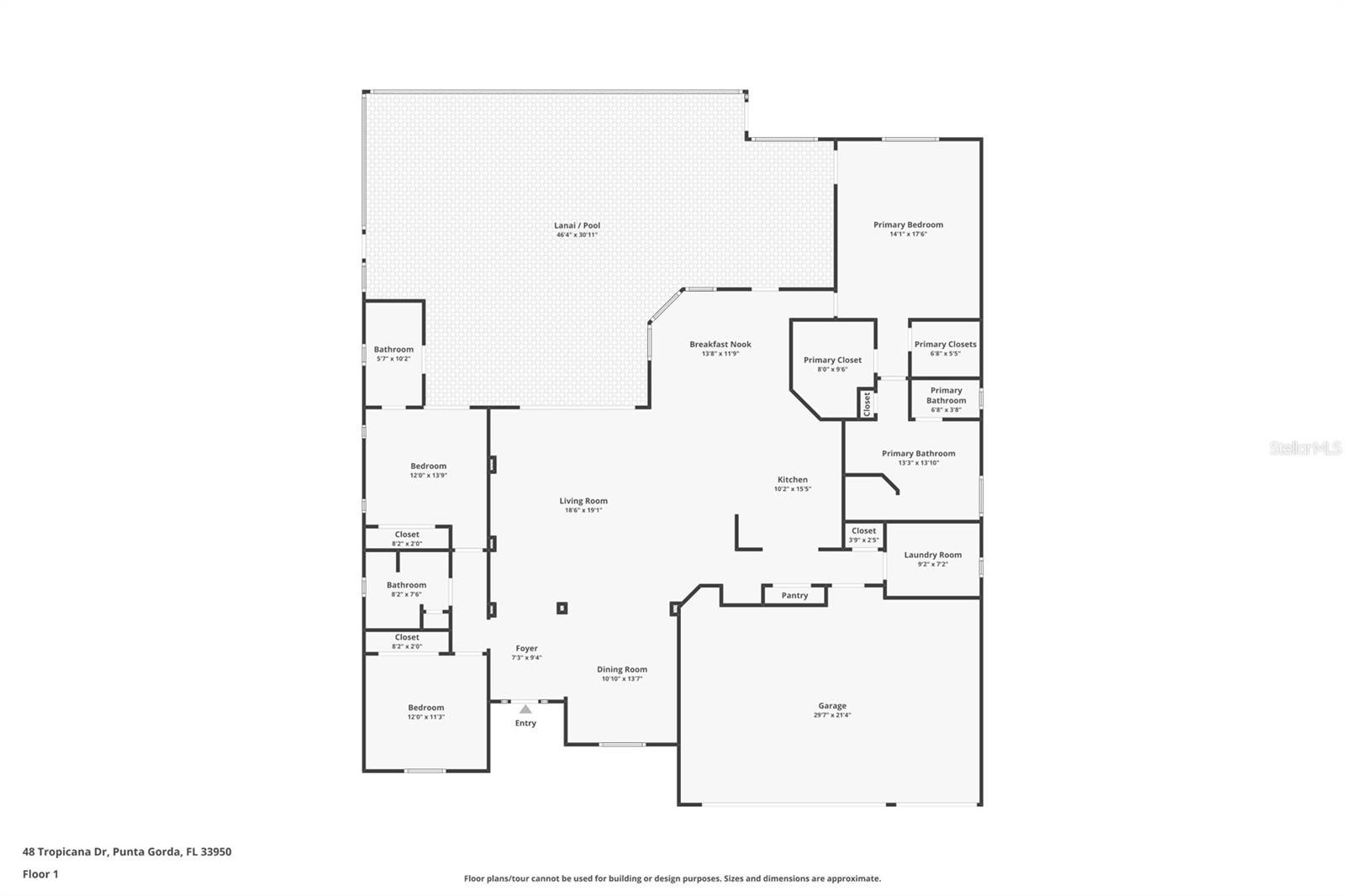 Punta Gorda, Florida, 33950, United States, 3 Bedrooms Bedrooms, ,3 BathroomsBathrooms,Residential,Active,1936105