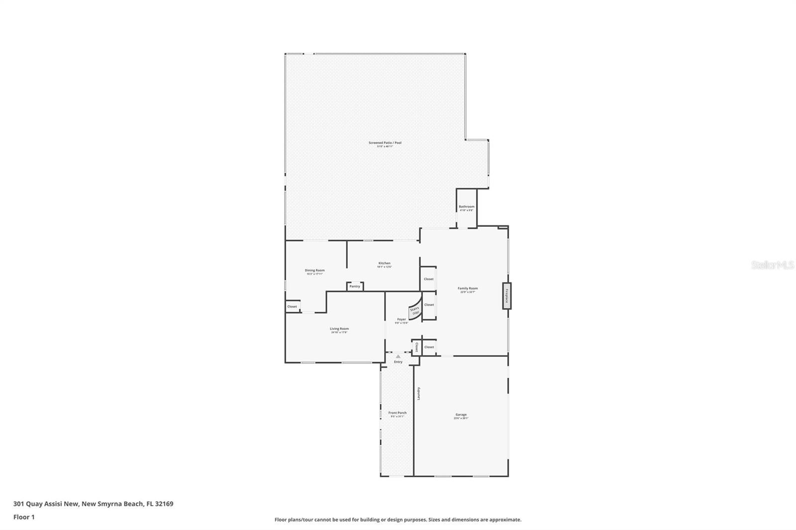 New Smyrna Beach, Florida, 32169, United States, 4 Bedrooms Bedrooms, ,4 BathroomsBathrooms,Residential,Active,1985597