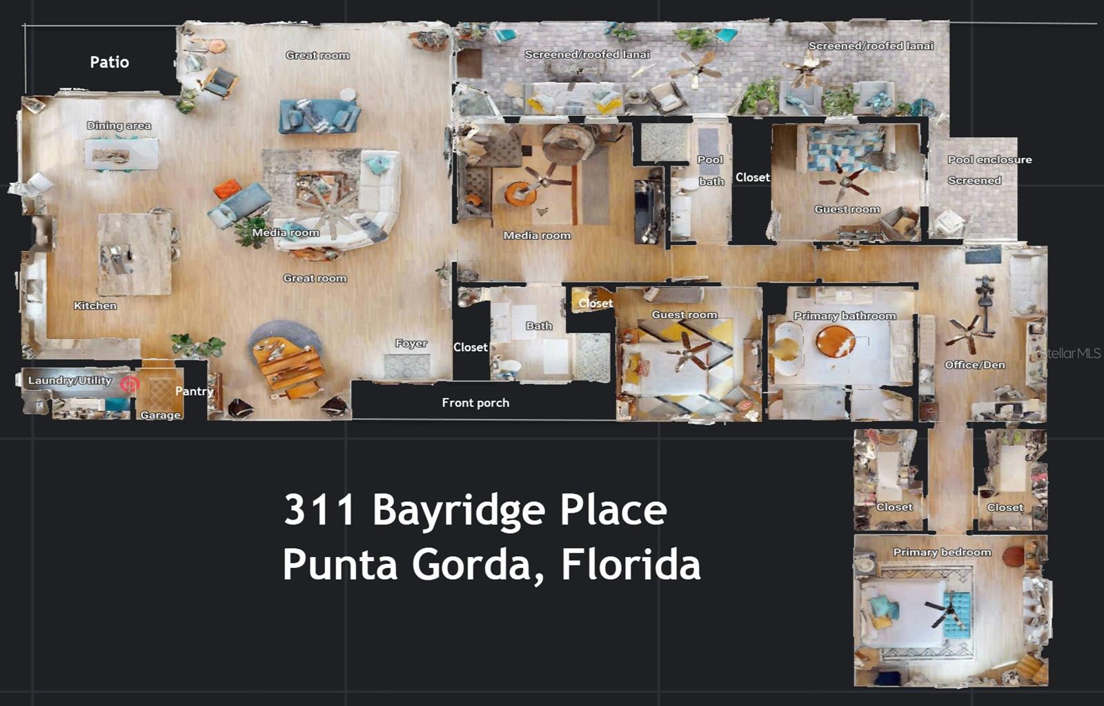 Punta Gorda, Florida, 33950, United States, 3 Bedrooms Bedrooms, ,3 BathroomsBathrooms,Residential,Active,2007653
