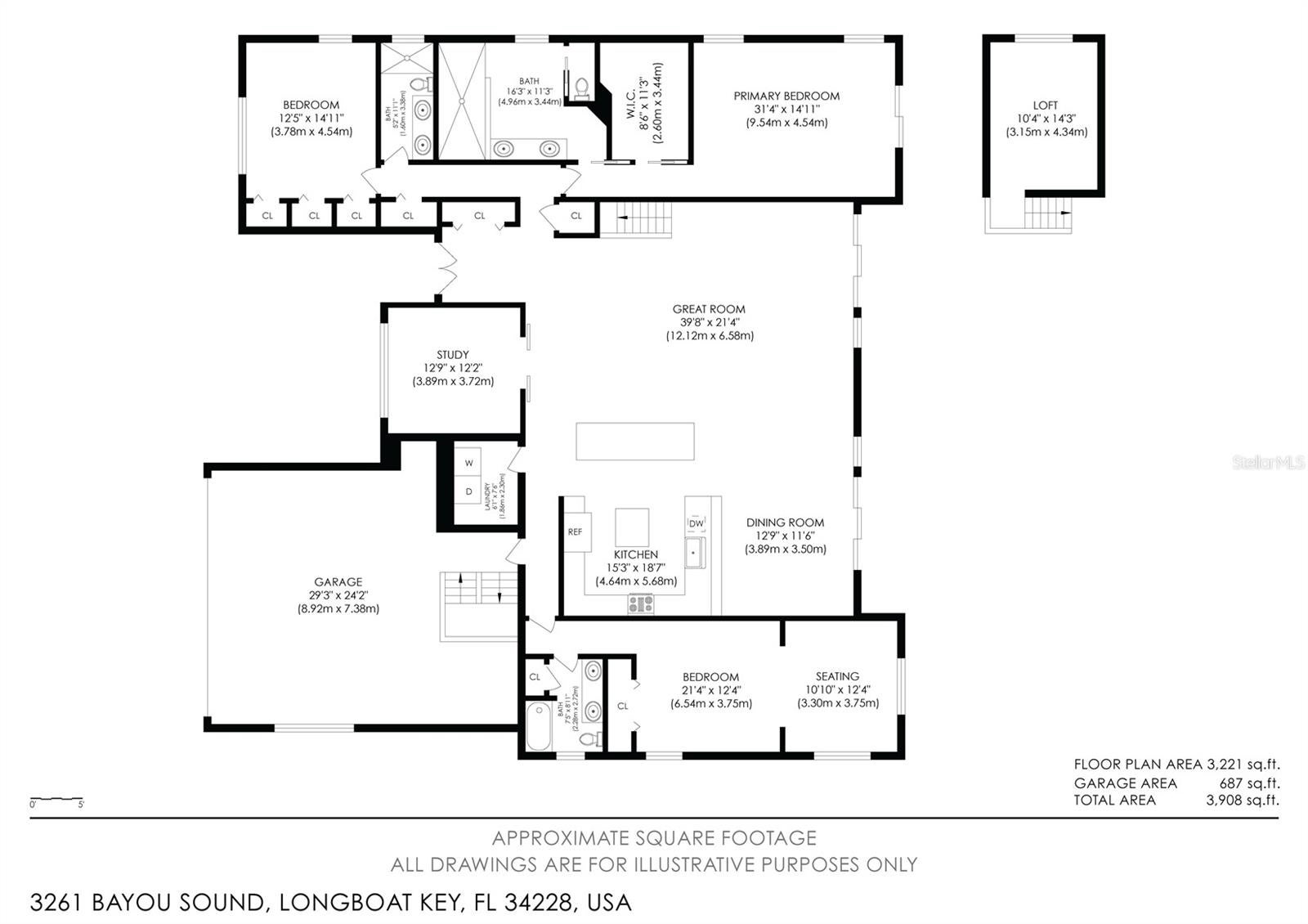 Longboat Key, Florida, 34228, United States, 3 Bedrooms Bedrooms, ,3 BathroomsBathrooms,Residential,Active,1969761
