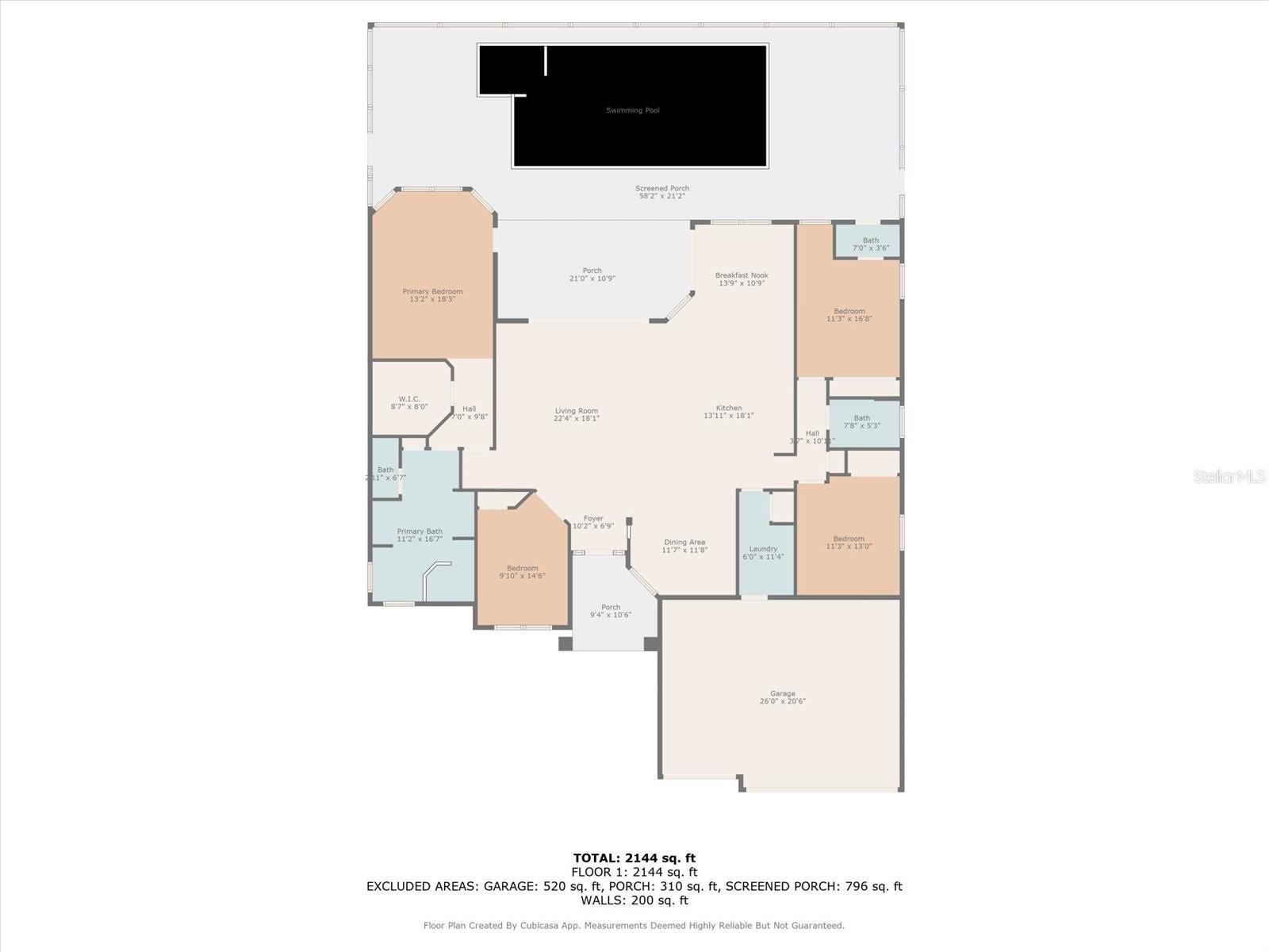 Port Charlotte, Florida, 33981, United States, 4 Bedrooms Bedrooms, ,3 BathroomsBathrooms,Residential,Active,1853651