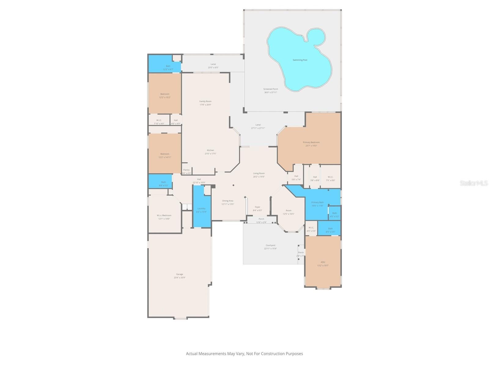 Tampa, Florida, 33647, United States, 5 Bedrooms Bedrooms, ,5 BathroomsBathrooms,Residential,Active,1990671