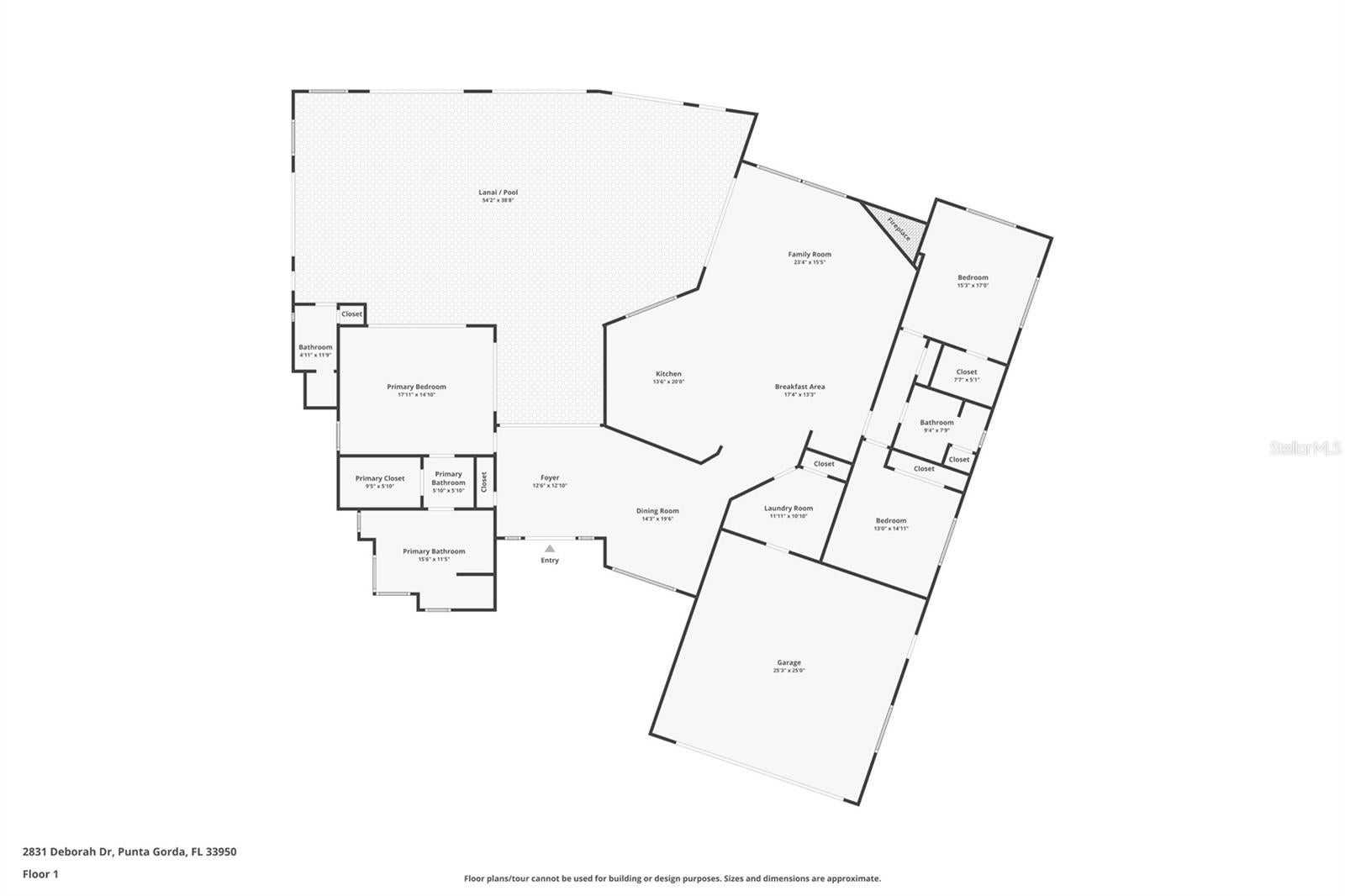 Punta Gorda, Florida, 33950, United States, 3 Bedrooms Bedrooms, ,3 BathroomsBathrooms,Residential,Active,1964275
