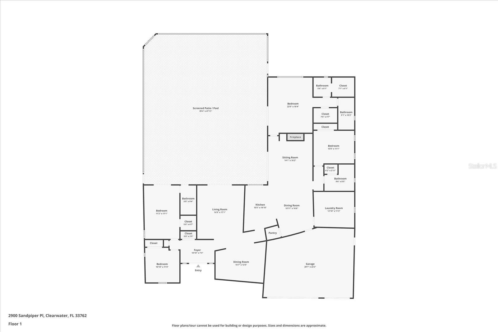 Clearwater, Florida, 33762, United States, 4 Bedrooms Bedrooms, ,3 BathroomsBathrooms,Residential,Active,1998569