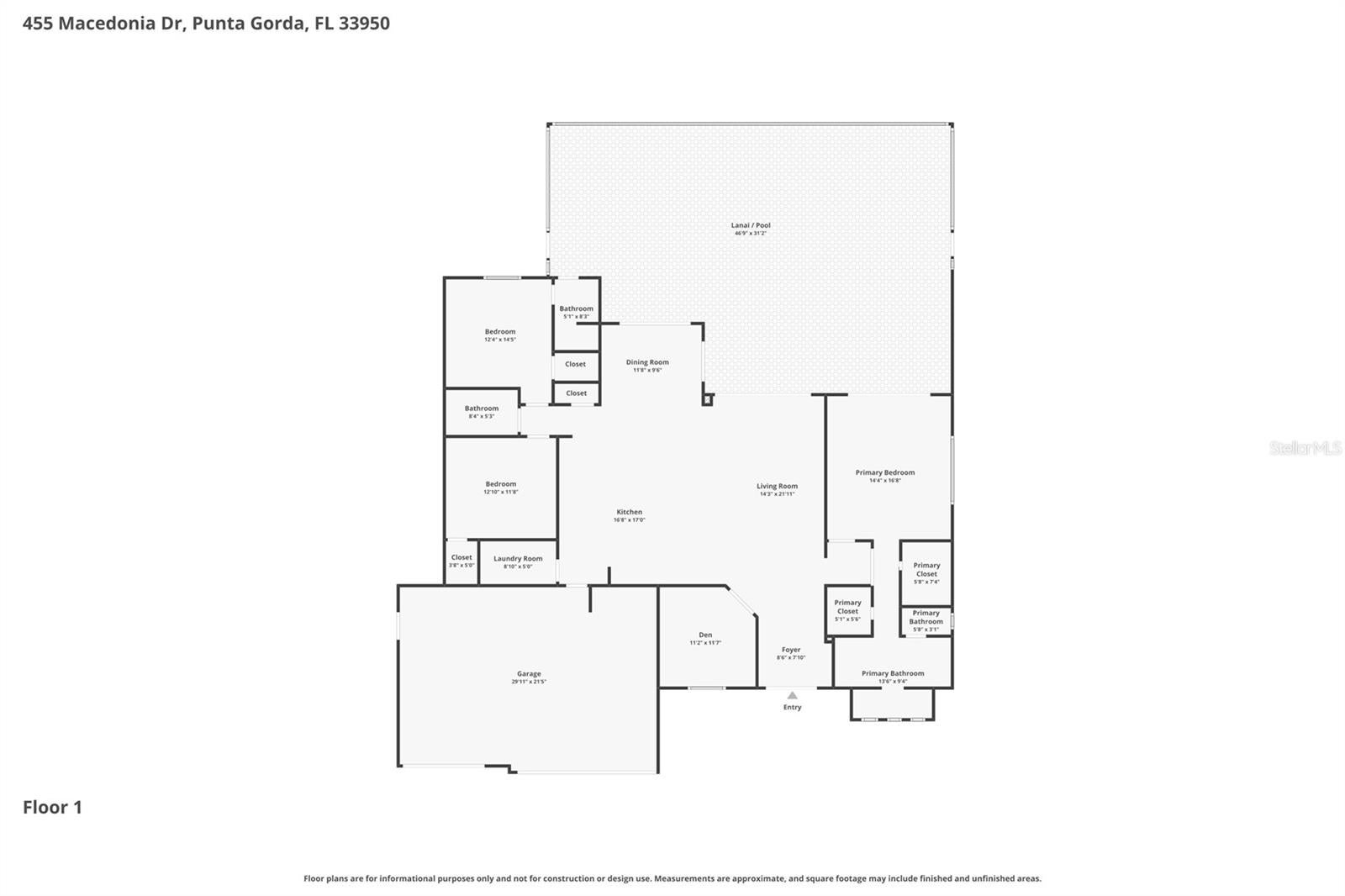 Punta Gorda, Florida, 33950, United States, 3 Bedrooms Bedrooms, ,3 BathroomsBathrooms,Residential,Active,2043839