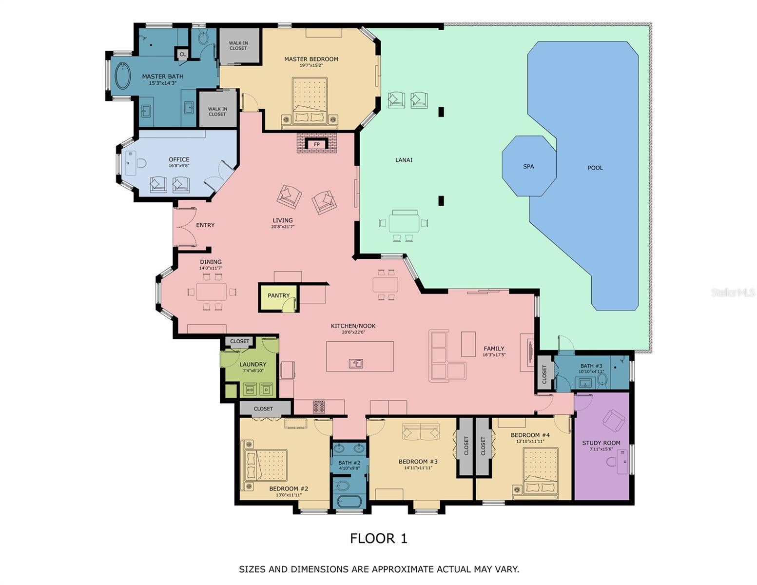 Bradenton, Florida, 34211, United States, 4 Bedrooms Bedrooms, ,3 BathroomsBathrooms,Residential,Active,1908158