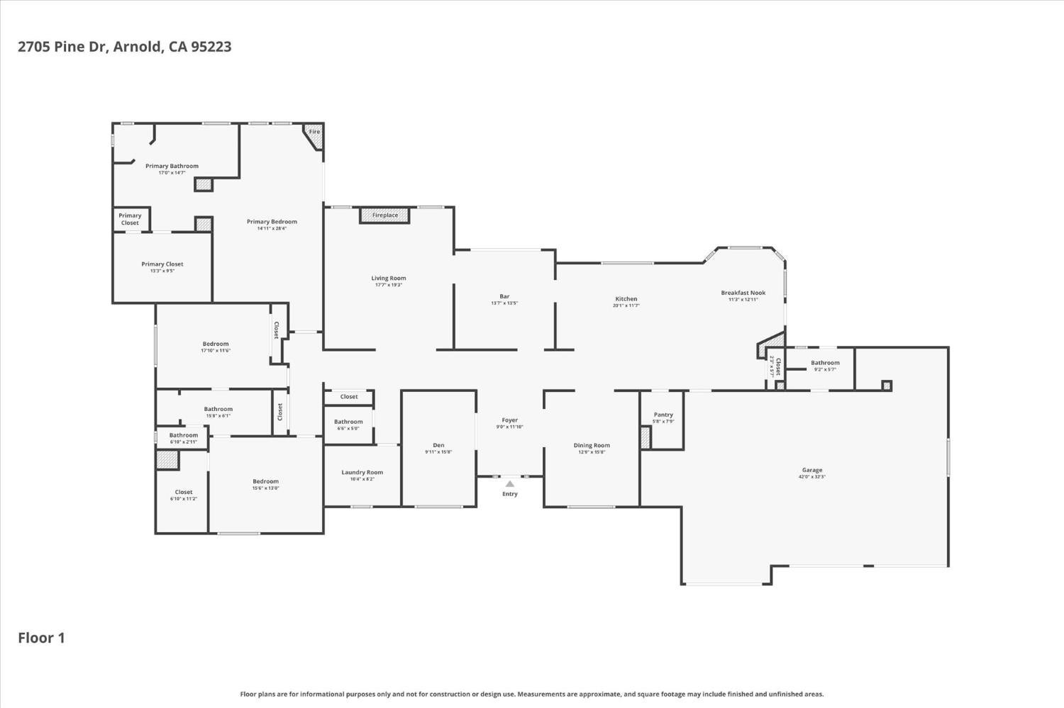 Arnold, California, 95223, United States, 3 Bedrooms Bedrooms, ,4 BathroomsBathrooms,Residential,Active,2035119