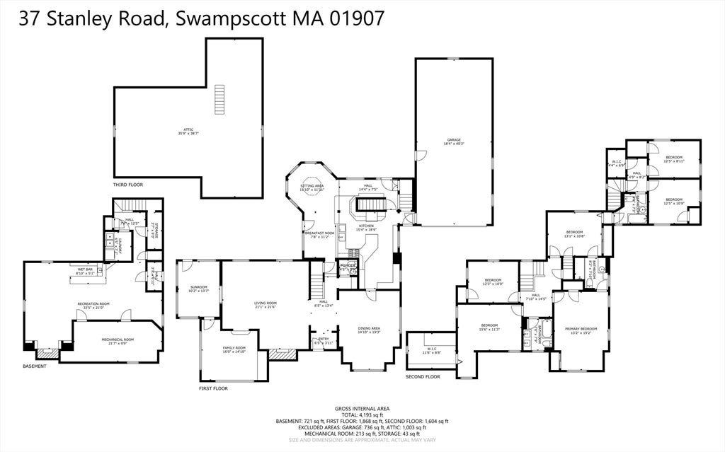 Swampscott, Massachusetts, 01907, United States, 6 Bedrooms Bedrooms, ,4 BathroomsBathrooms,Residential,Active,2007274