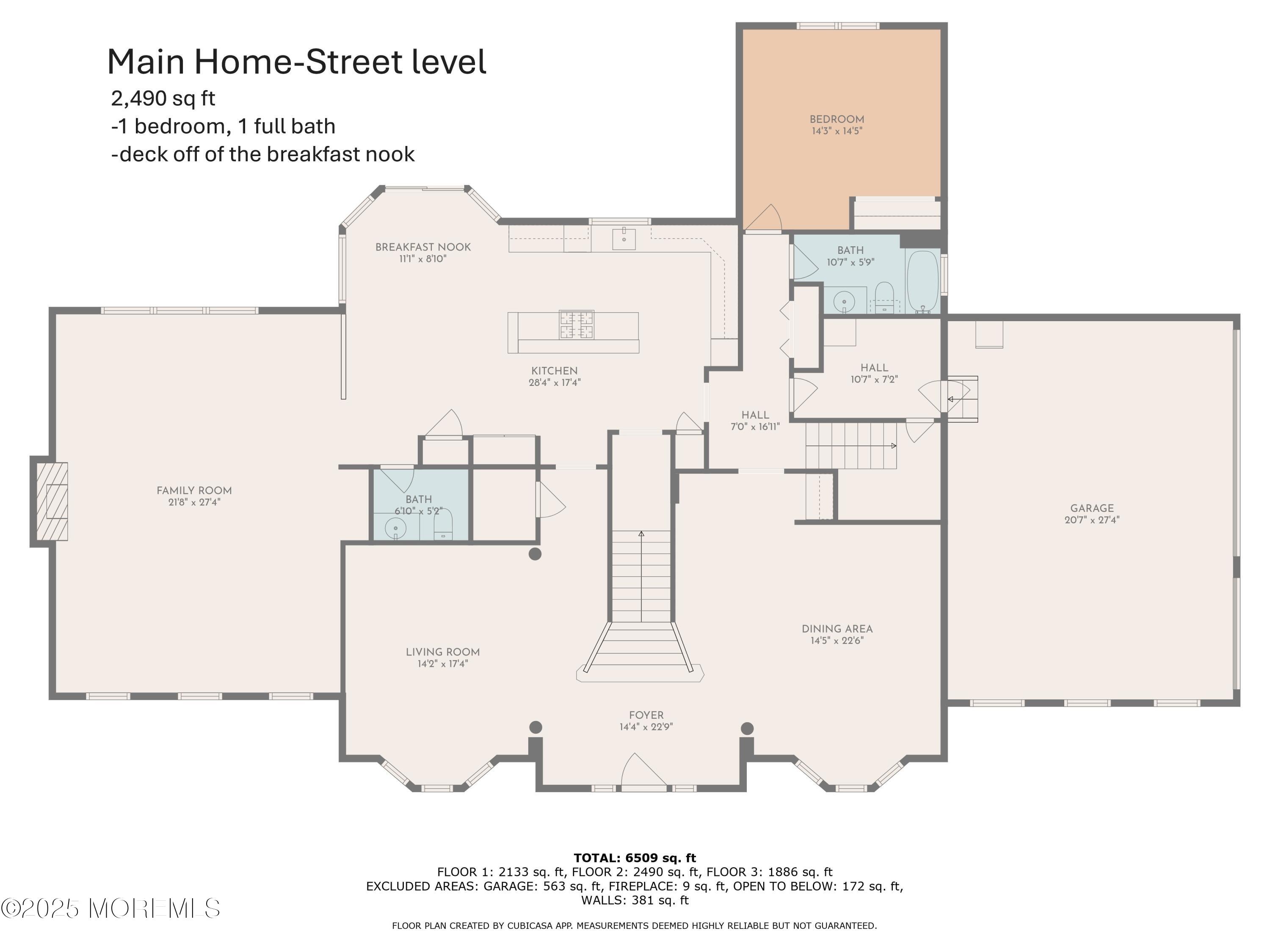 Manasquan, New Jersey, 08736, United States, 6 Bedrooms Bedrooms, ,5 BathroomsBathrooms,Residential,Active,1936615