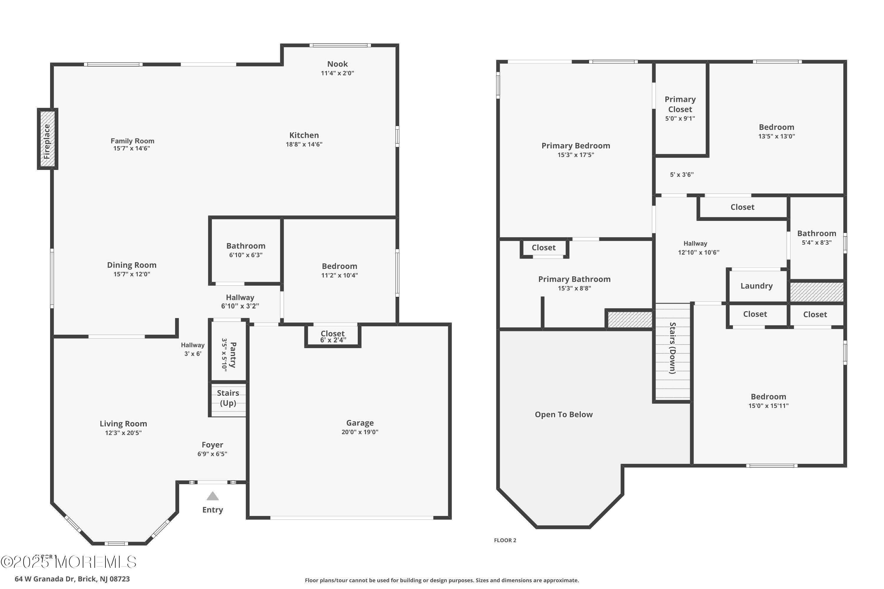 Brick, New Jersey, 08723, United States, 4 Bedrooms Bedrooms, ,3 BathroomsBathrooms,Residential,Active,1964471