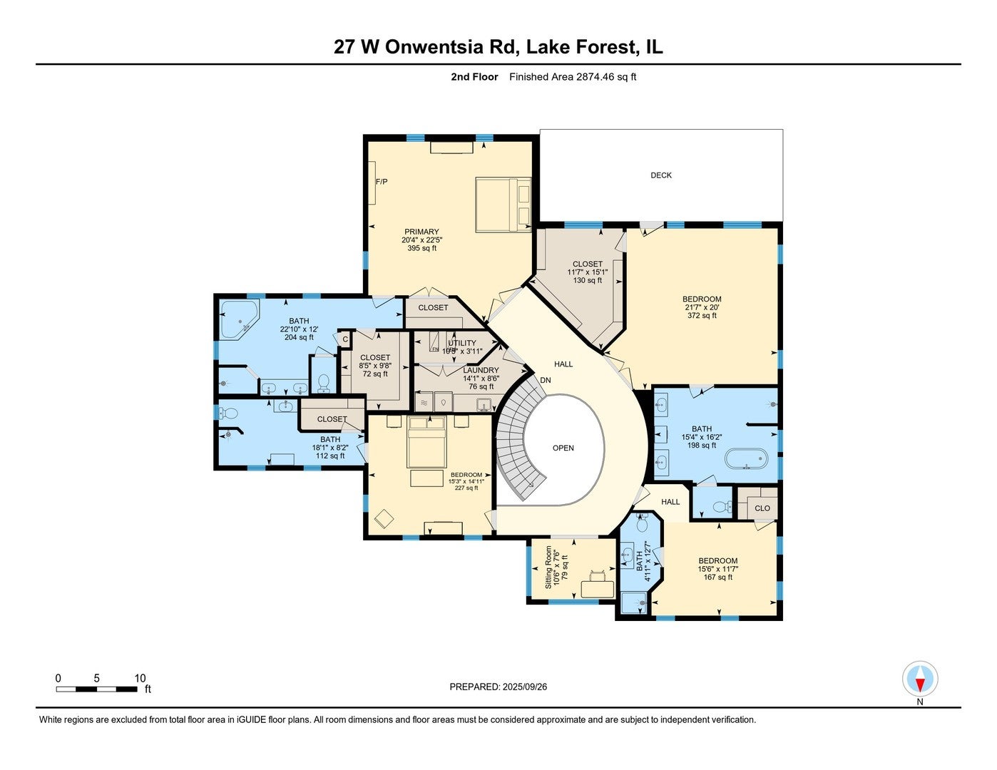 Lake Forest, Illinois, 60045, United States, 4 Bedrooms Bedrooms, ,6 BathroomsBathrooms,Residential,Active,1954434