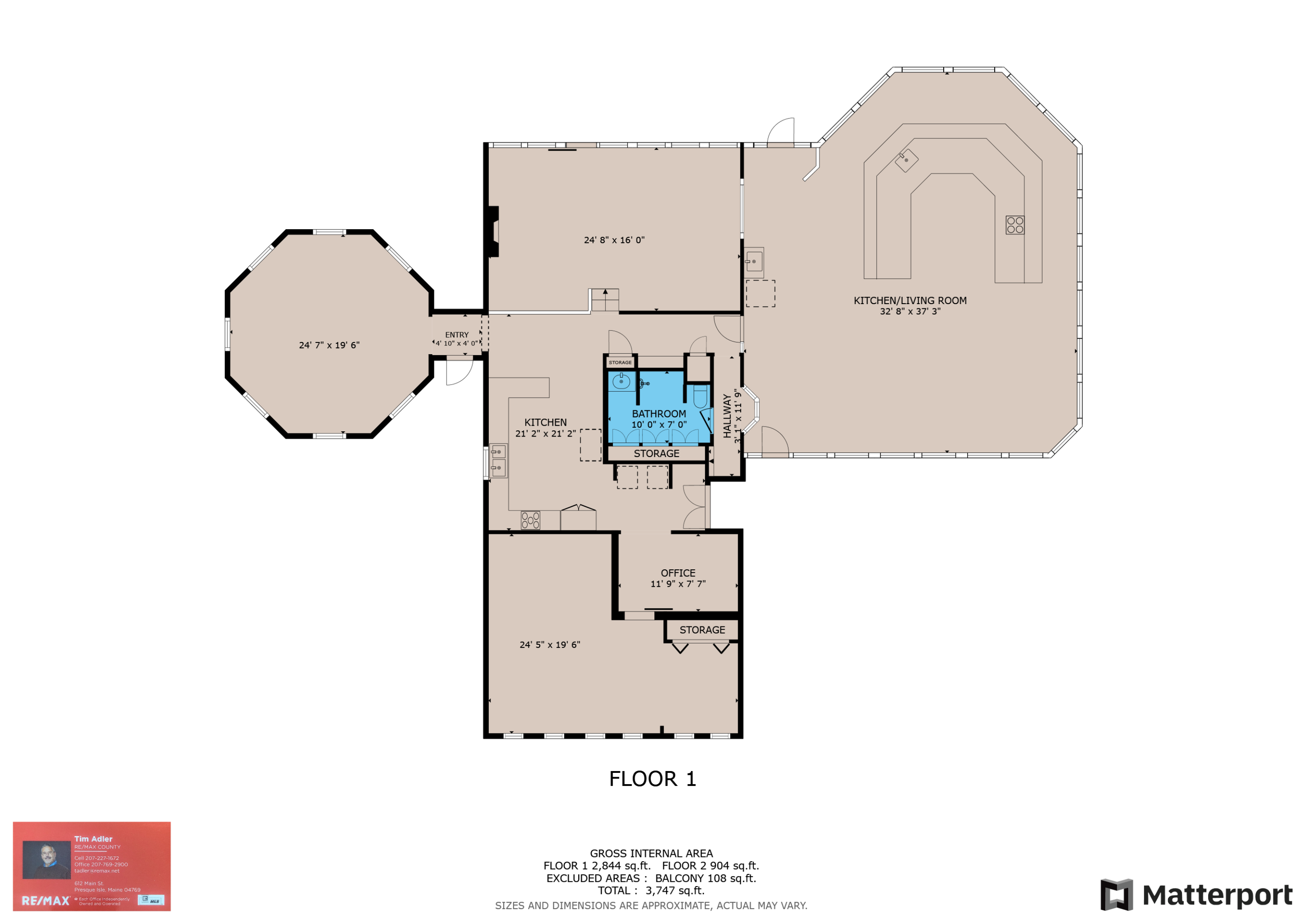 Eagle Lake, Maine, 04739, United States, ,3 BathroomsBathrooms,Residential,Active,1868107