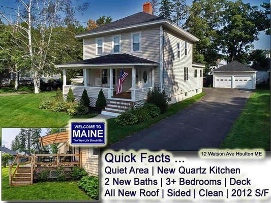 12 WATSON AVE, HOULTON, ME 04730 - Image 1