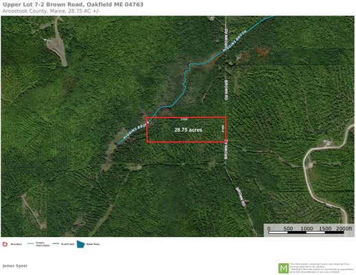 UPPER LOT 7-2 BROWN ROAD, OAKFIELD, ME 04763 - Image 1