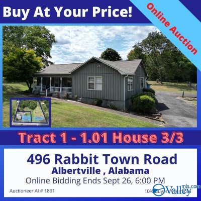 496 RABBIT TOWN RD, ALBERTVILLE, AL 35950 - Image 1