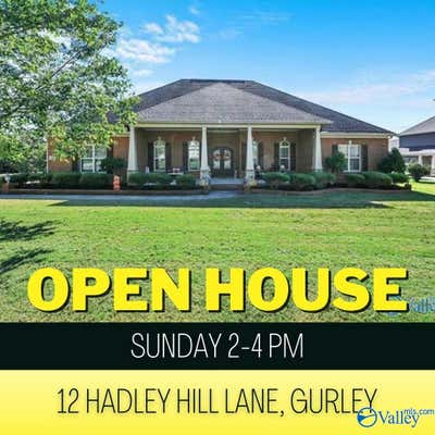 12 HADLEY HILL LN SE, GURLEY, AL 35748 - Image 1