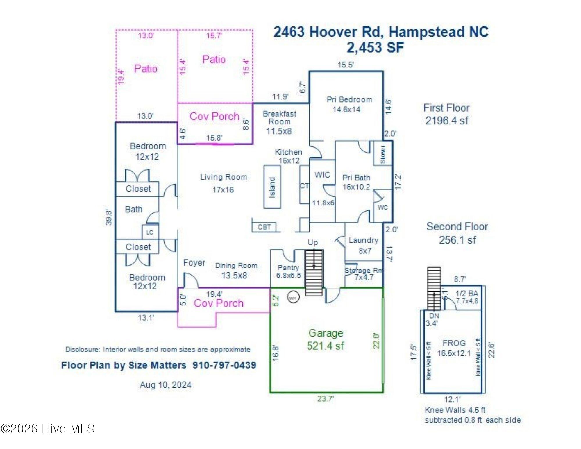 Hampstead, North Carolina, 28443, United States, 3 Bedrooms Bedrooms, ,3 BathroomsBathrooms,Residential,Active,2044607