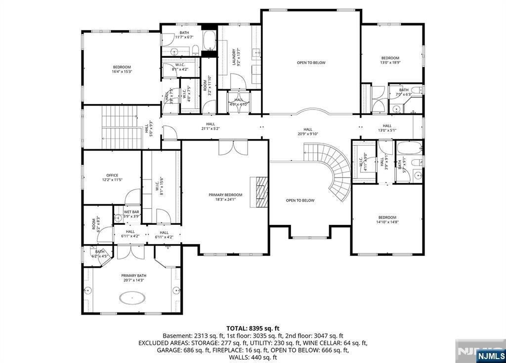 Upper Saddle River, New Jersey, 07458, United States, 6 Bedrooms Bedrooms, ,7 BathroomsBathrooms,Residential,Active,2045761