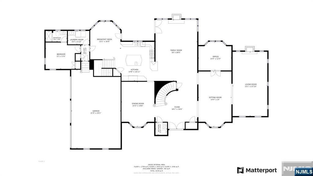 West Orange, New Jersey, 07052, United States, 5 Bedrooms Bedrooms, ,5 BathroomsBathrooms,Residential,Active,1905470