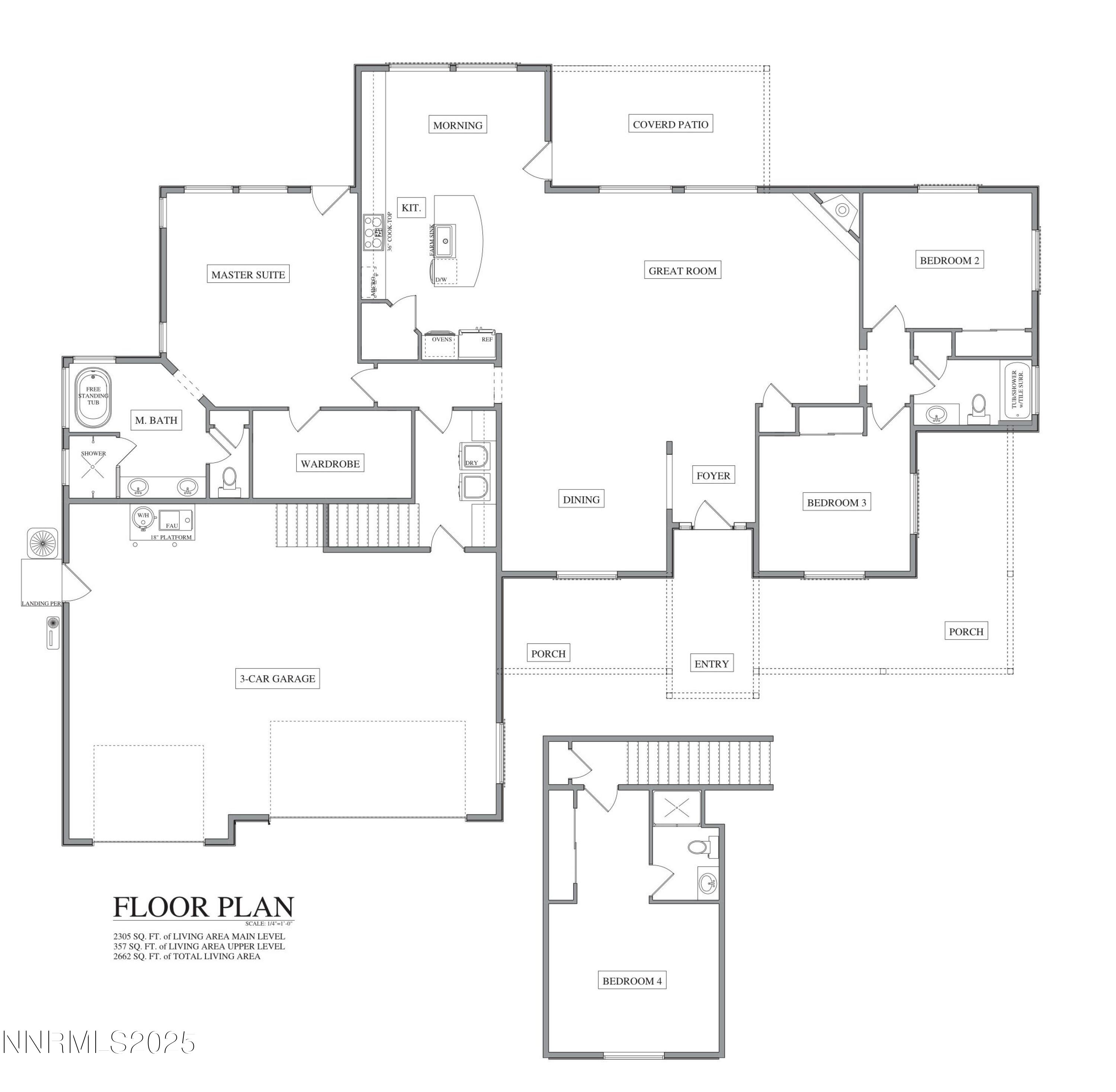 Minden, Nevada, 89423, United States, 4 Bedrooms Bedrooms, ,3 BathroomsBathrooms,Residential,Active,1899929