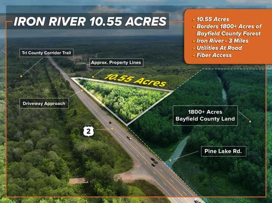 TBD HIGHWAY 2, IRON RIVER, WI 54847 - Image 1