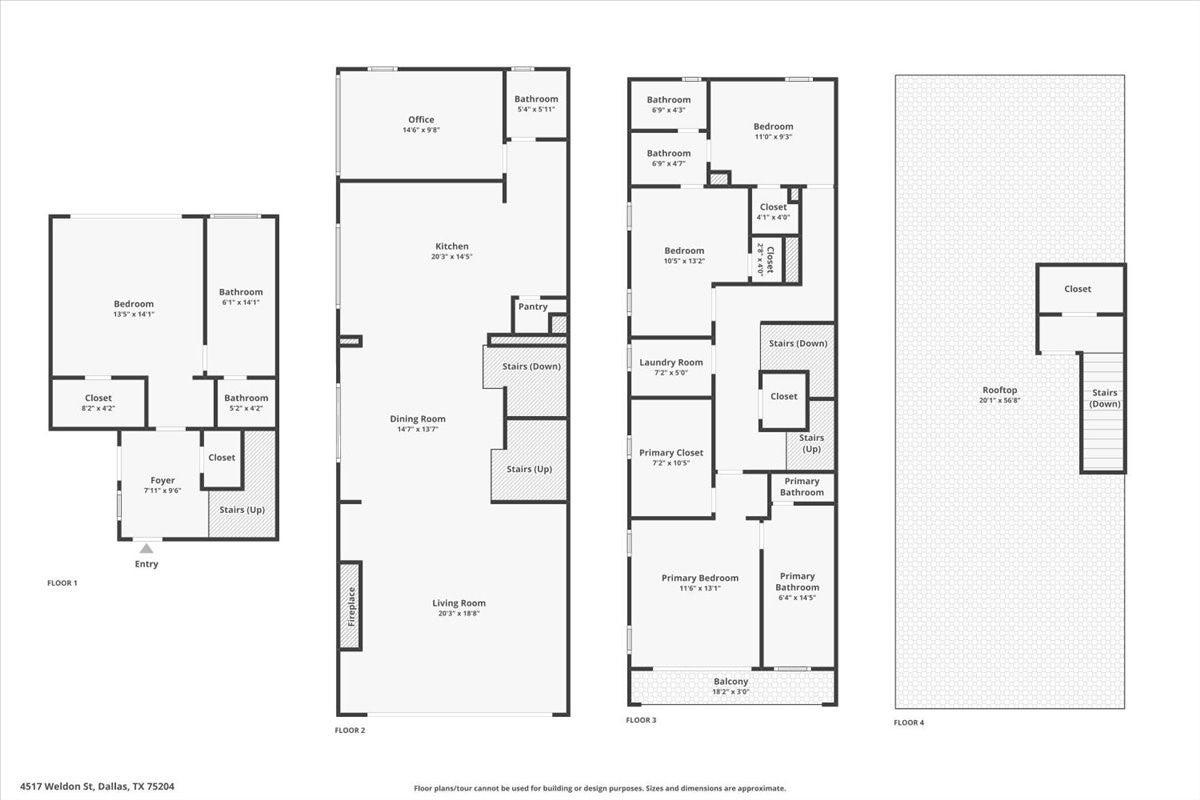 Dallas, Texas, 75204, United States, 4 Bedrooms Bedrooms, ,4 BathroomsBathrooms,Residential,Active,1929655