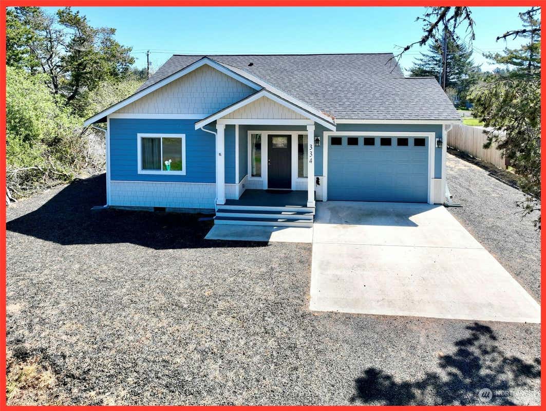 334 ENSIGN AVE NW, OCEAN SHORES, WA 98569, photo 1 of 34