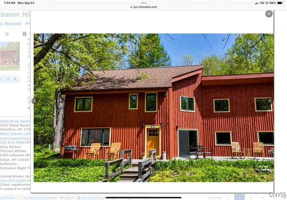 2493 LEBANON HILL RD, EATON, NY 13334 - Image 1