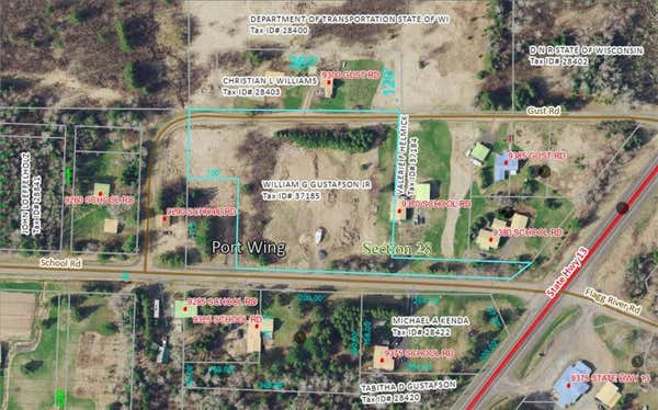 2.59 ACRES ON SCHOOL ROAD, PORT WING, WI 54865 - Image 1