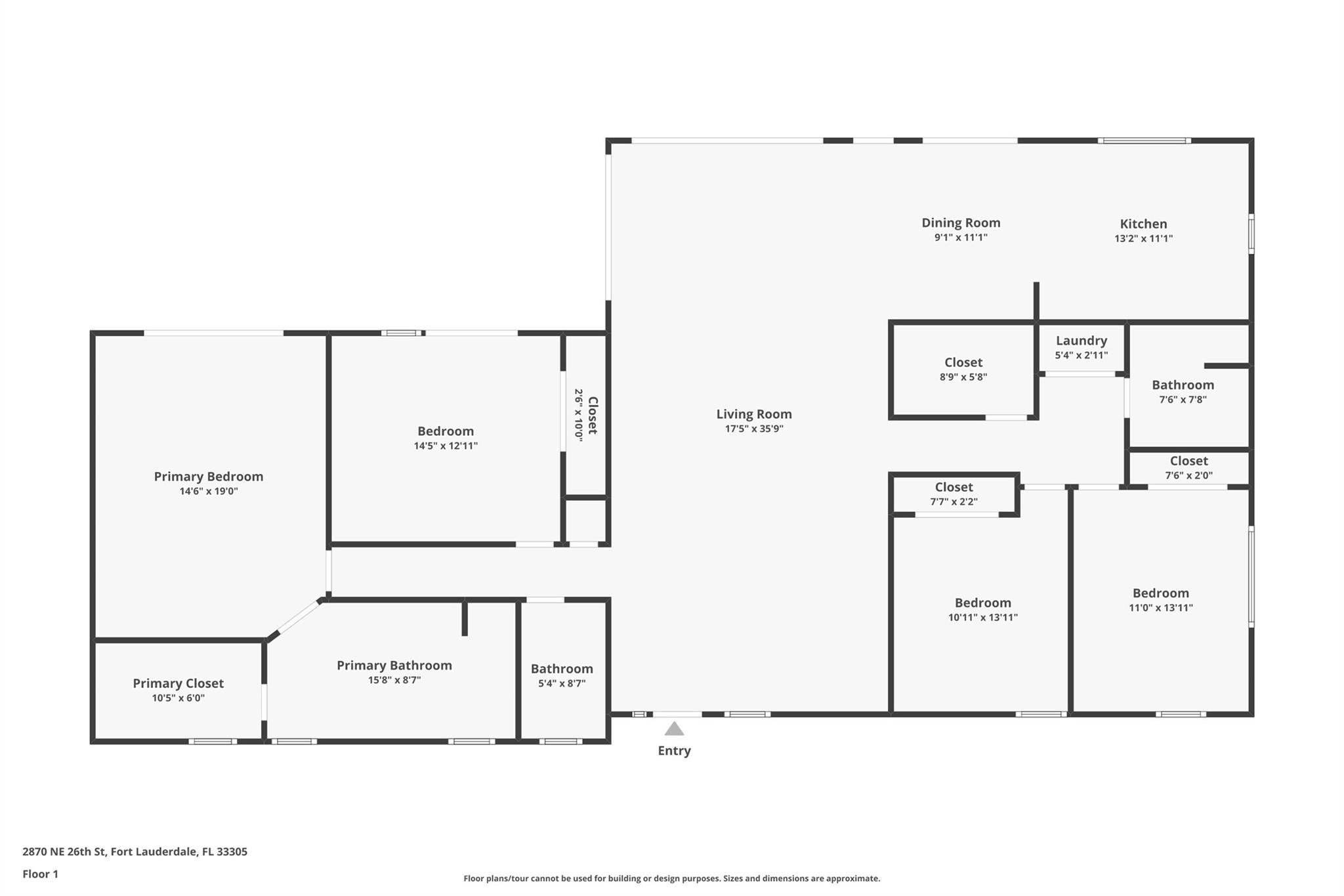 Fort Lauderdale, Florida, 33305, United States, 4 Bedrooms Bedrooms, ,3 BathroomsBathrooms,Residential,Active,1970963