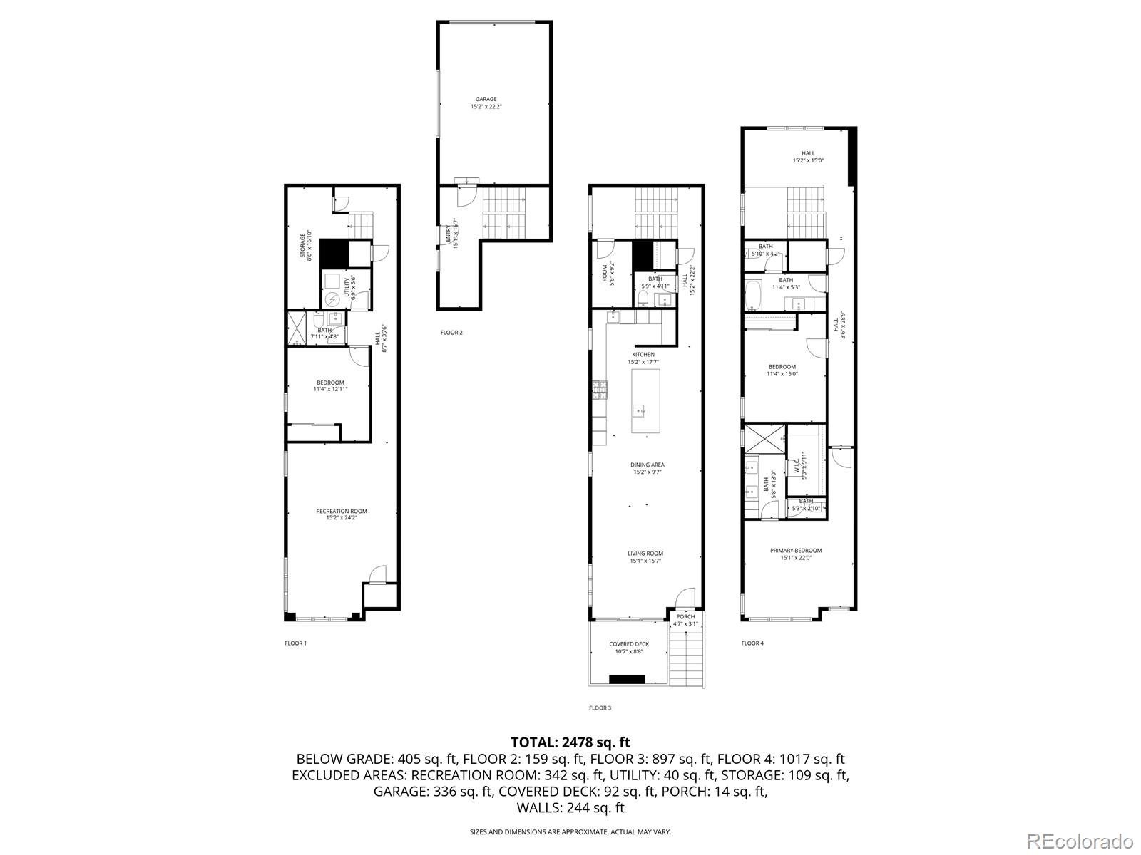 Denver, Colorado, 80206, United States, 3 Bedrooms Bedrooms, ,4 BathroomsBathrooms,Residential,Active,2007287